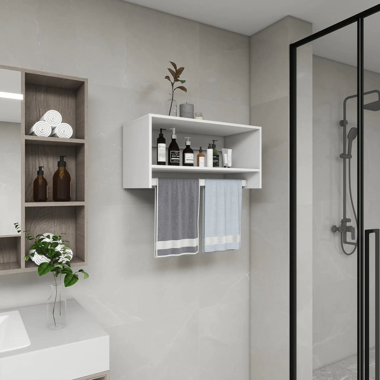 B2 Modular Wood Closet Organizer